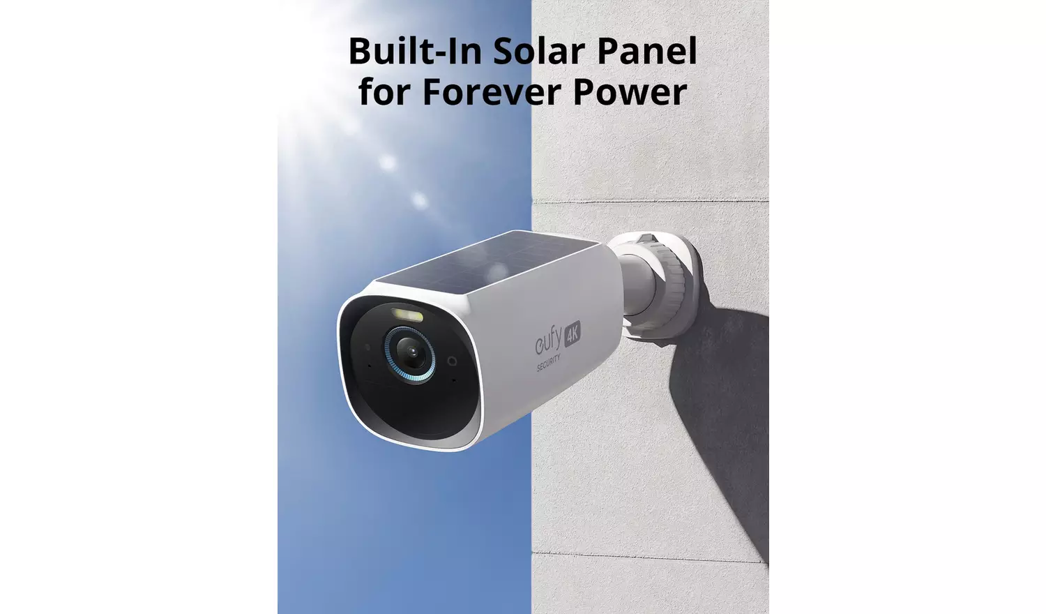 eufyCam 3 4K Security Add-On Camera with Solar Panel