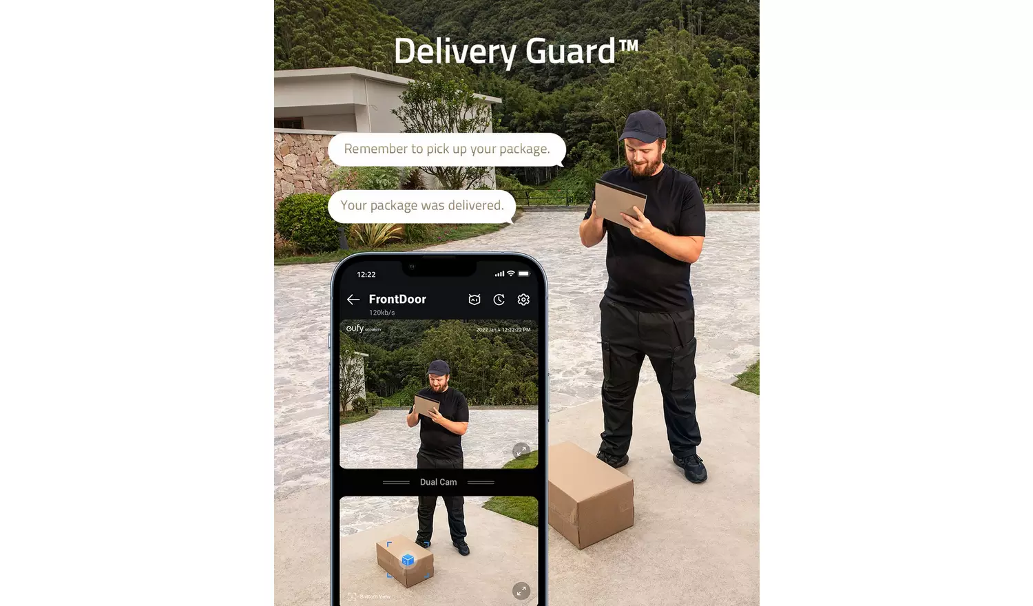 eufy Video Doorbell 2K Dual Camera with HomeBase 2