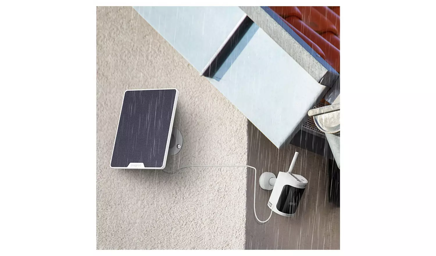 Swann Solar Panel for 4K Outdoor Security Cameras