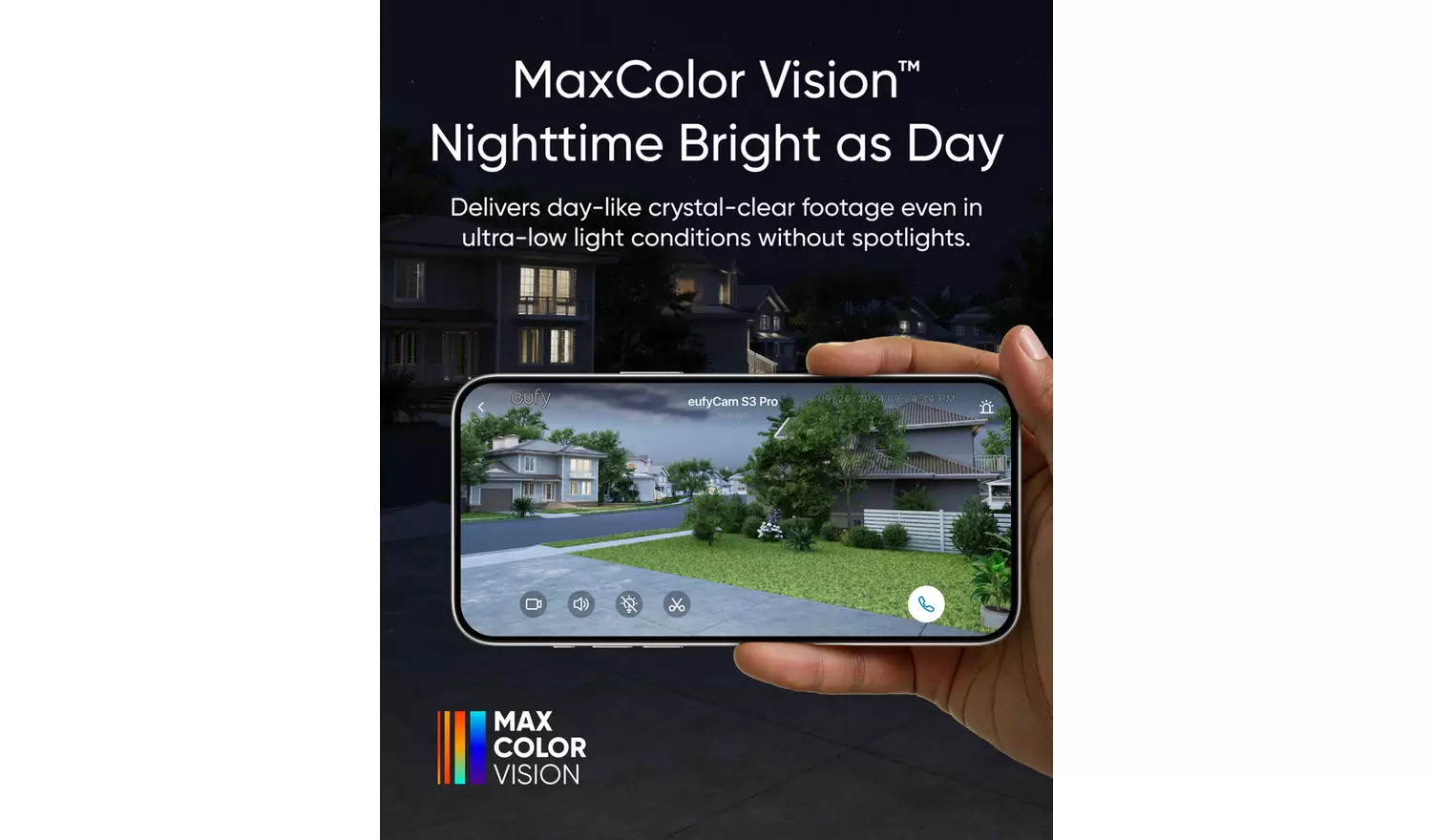 eufyCam S3 Pro 4K UHD Outdoor Camera with Solar Panel