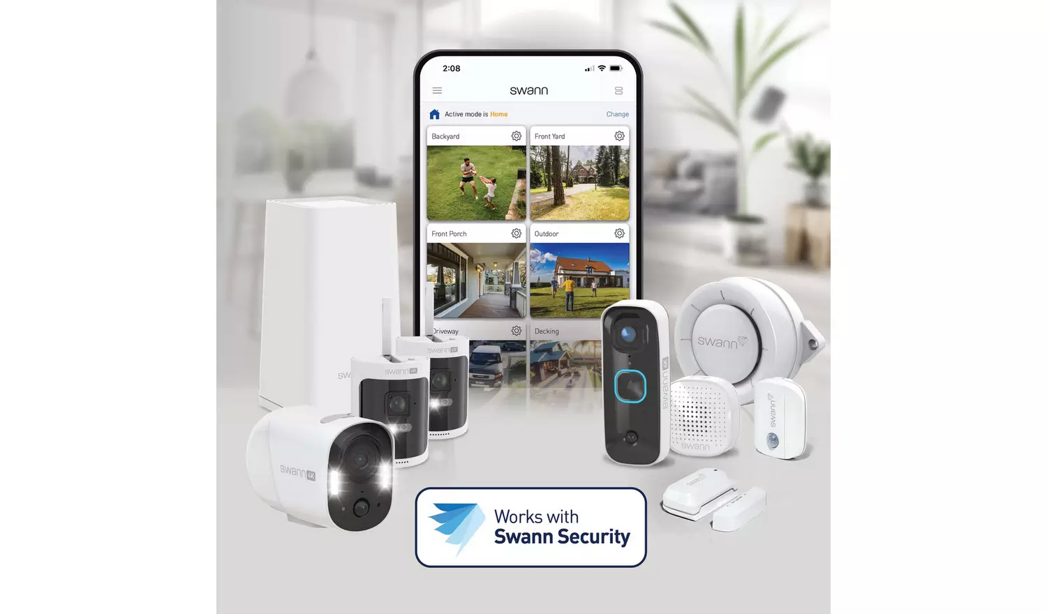 Swann EVO 2K Indoor Wi-Fi Security Camera