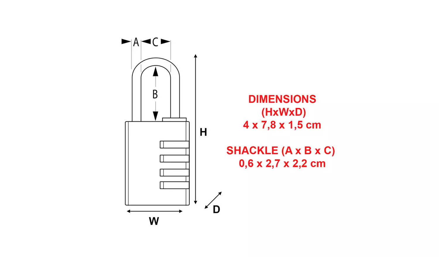 Master Lock All Purpose Combination Padlock