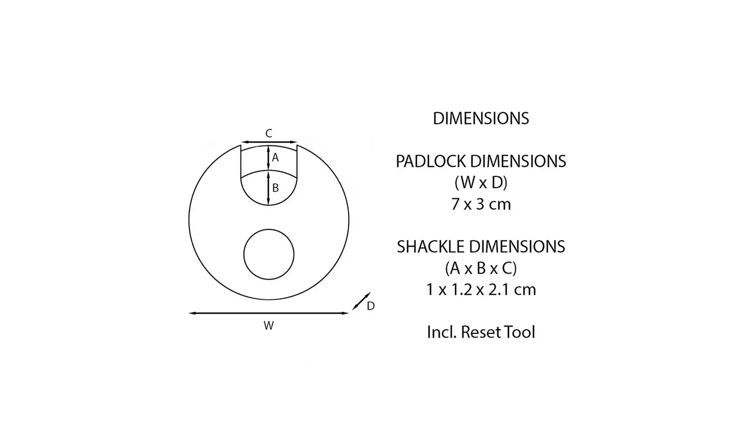 Master Lock Excell Stainless Steel Combination Disc Padlock