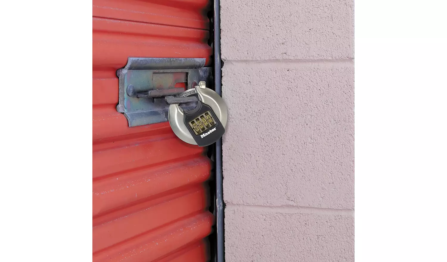 Master Lock Excell Stainless Steel Combination Disc Padlock