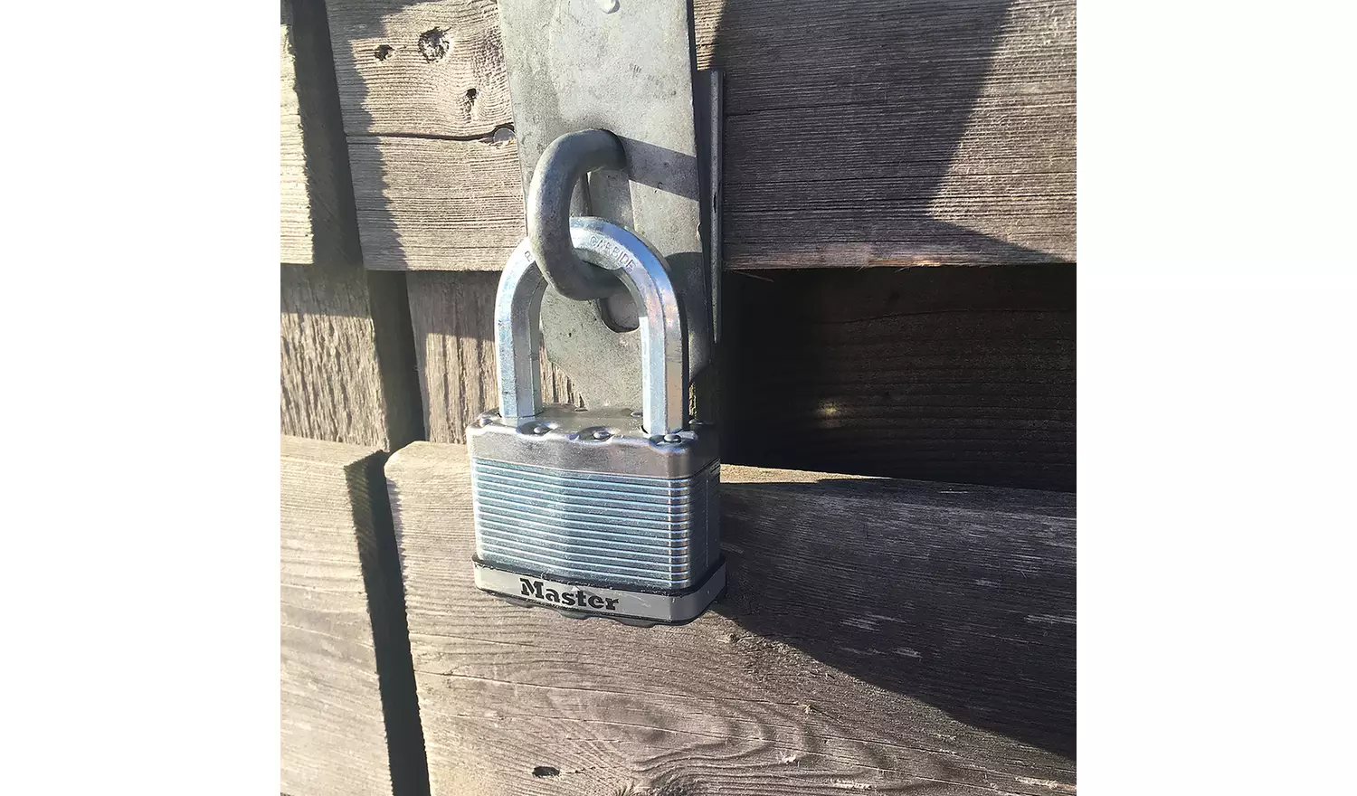 Master Lock Excell Laminated Steel Weatherproof Padlock