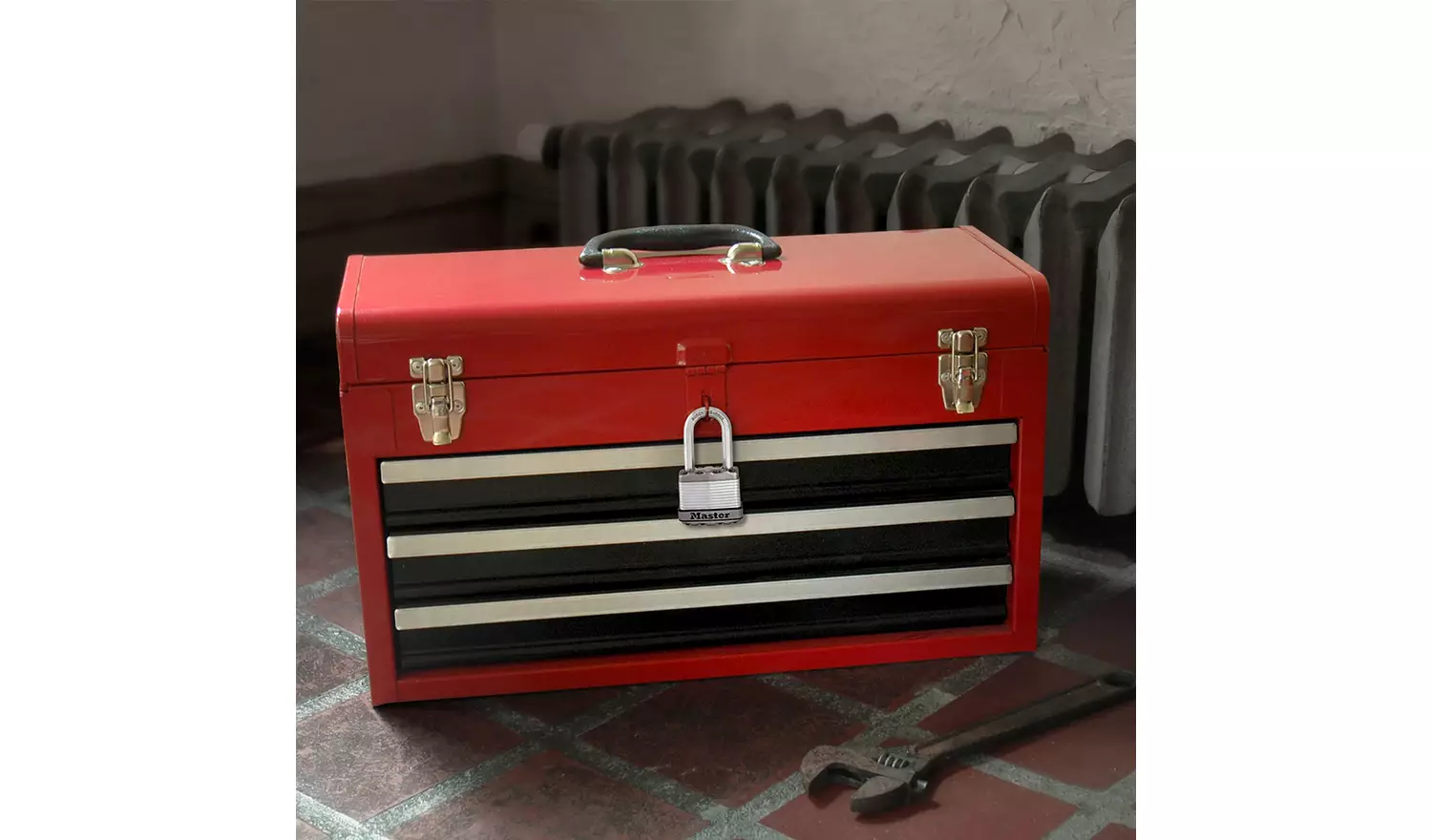 Master Lock Excell Laminated Steel Weatherproof Padlock