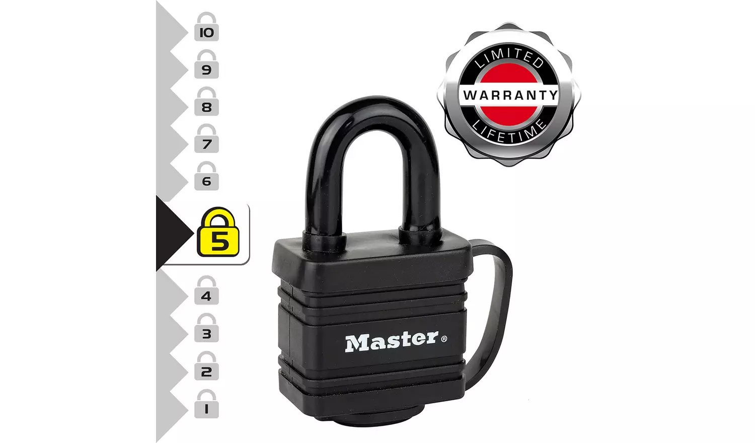 Master Lock Thermoplastic Weatherproof Padlock