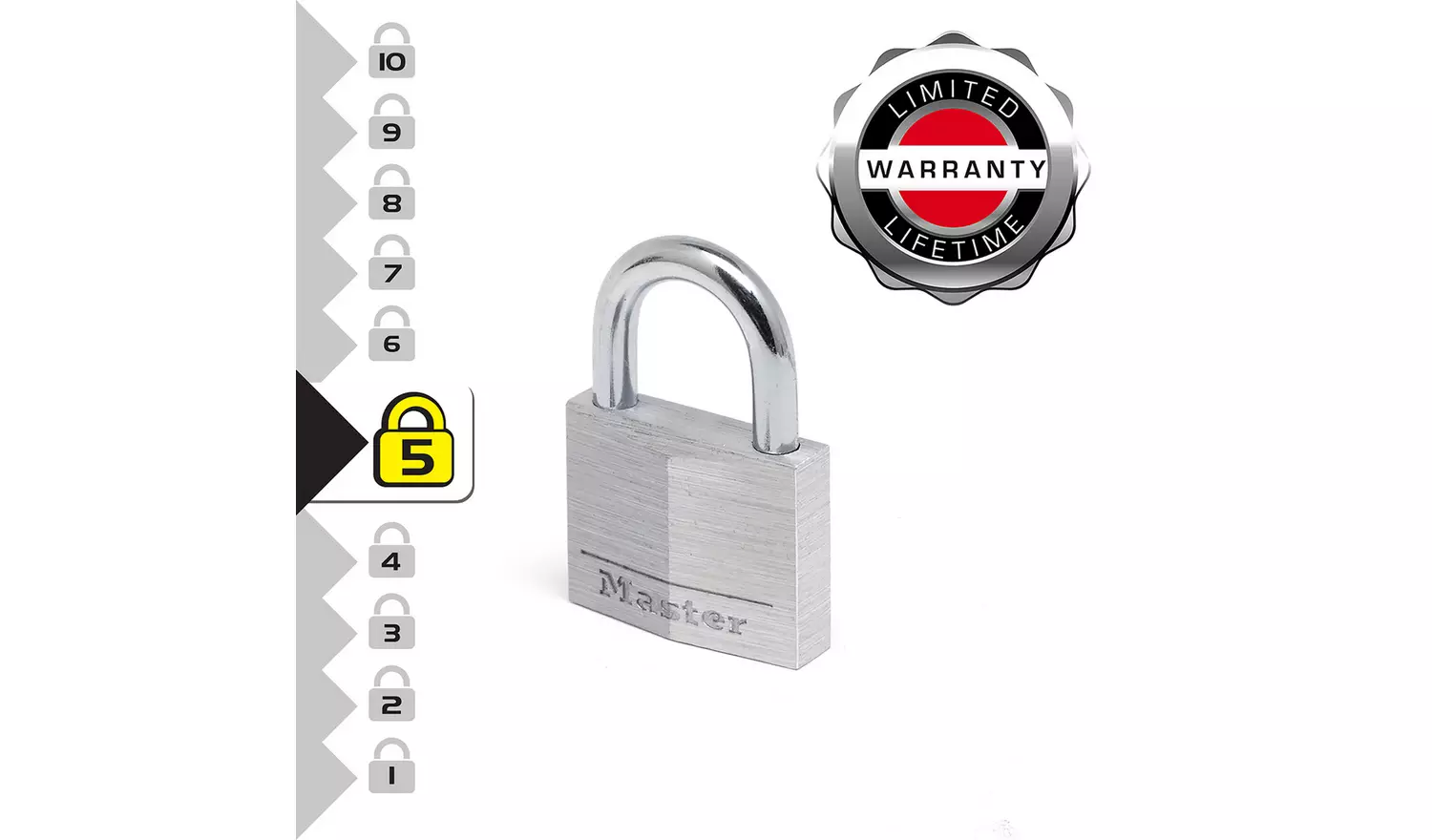 Master Lock Aluminium Padlock – Twin Pack