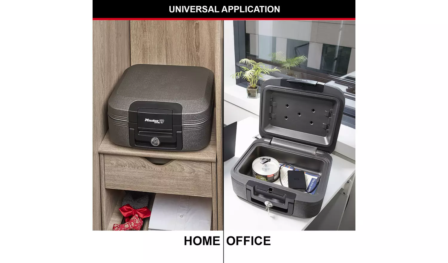 Master Lock Water-Resistant Fireproof Safe Medium