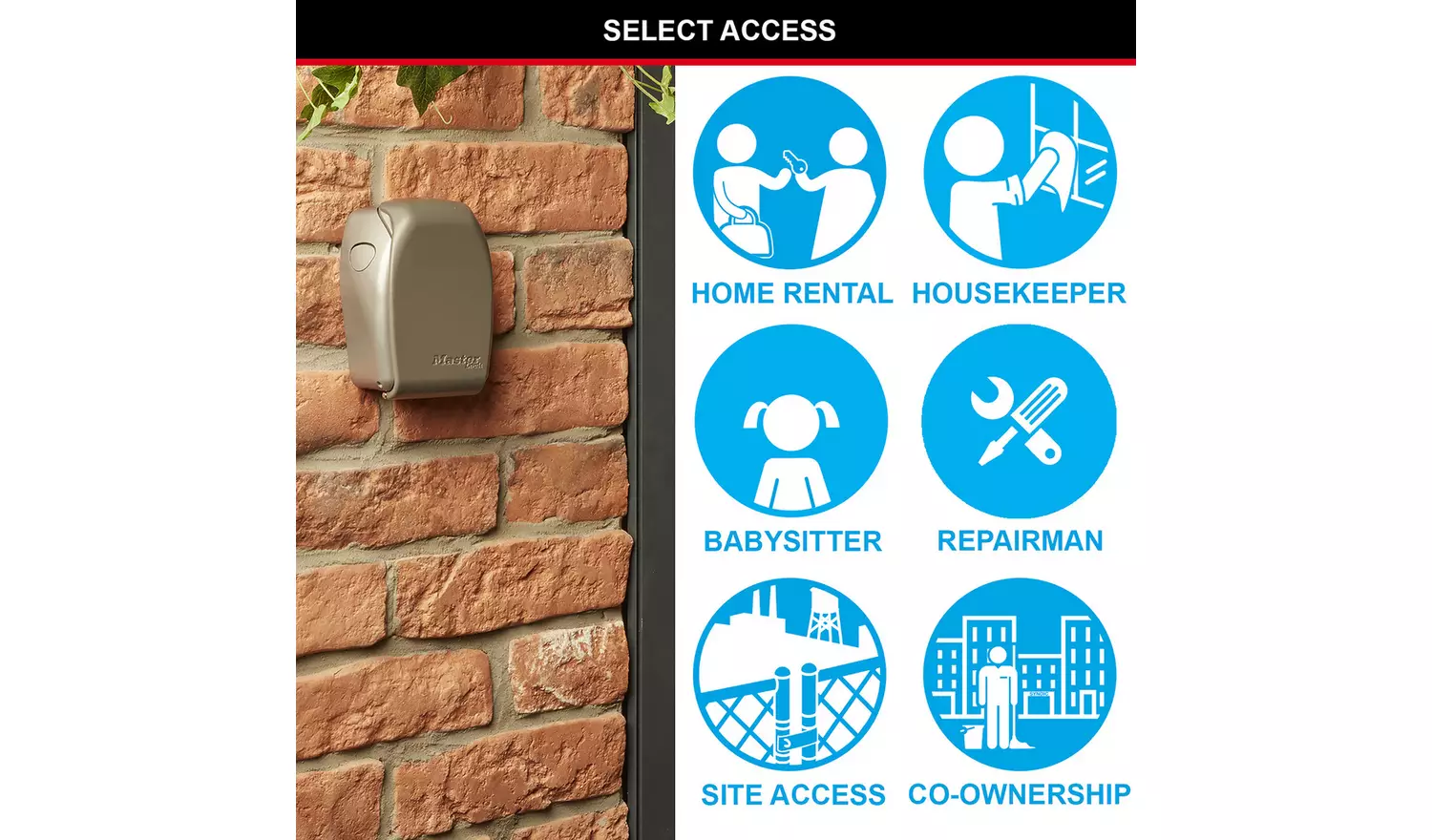 Master Lock Reinforced Certified Wall Mounted Key Safe