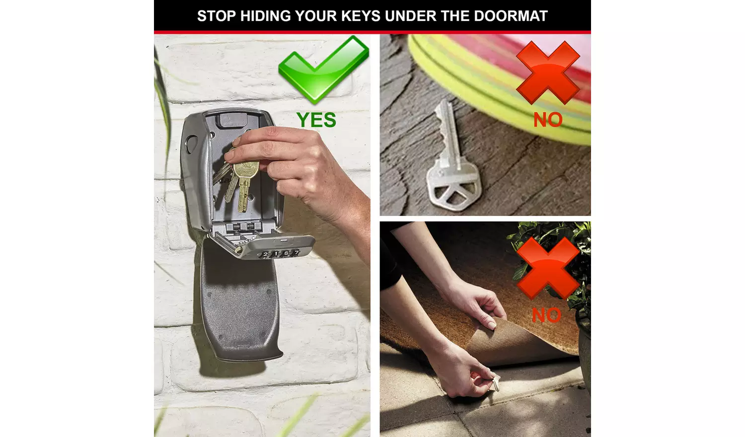 Master Lock Reinforced Certified Wall Mounted Key Safe