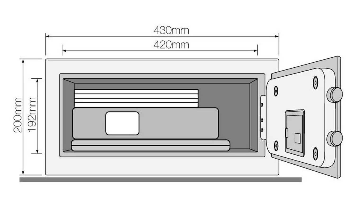 Yale Digital locking Laptop Safe