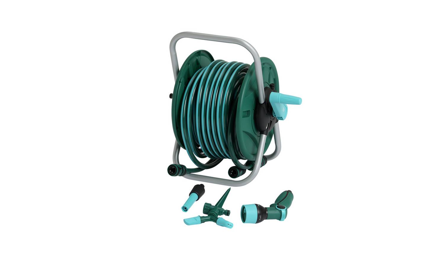 McGregor 25m Compact Hose Reel with Accessories
