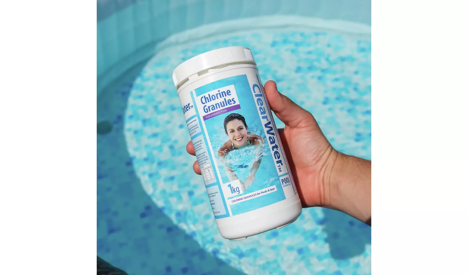Clearwater Hot Tub Chlorine Granules - 1 Kg