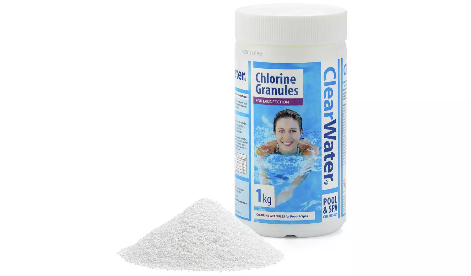 Clearwater Hot Tub Chlorine Granules - 1 Kg