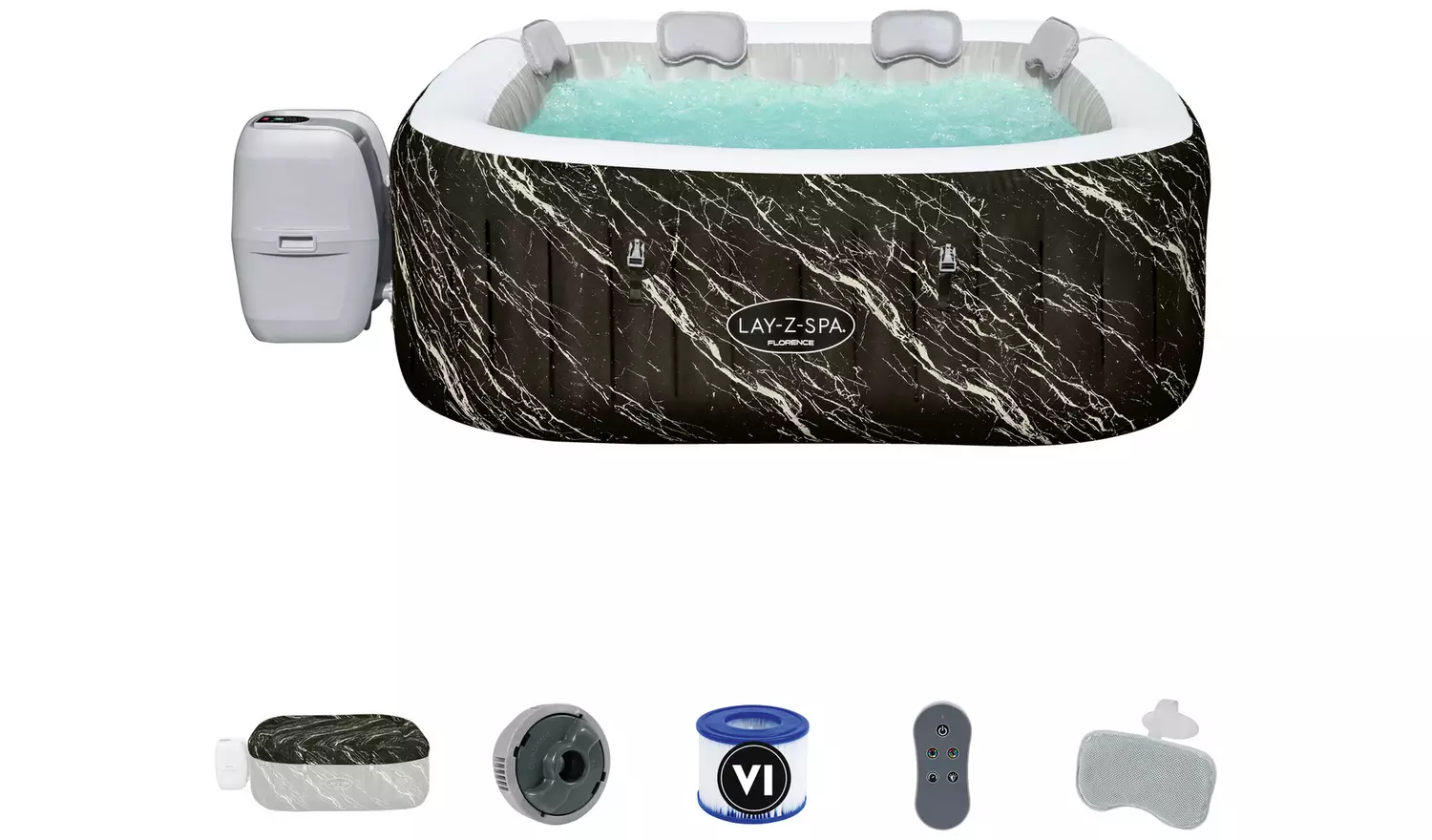 Lay-Z-Spa Florence 6 Person AirJet Hot Tub