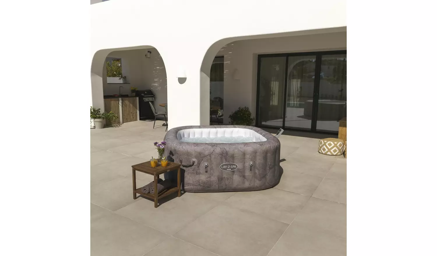 Lay-Z-Spa Rome 7 Person AirJet Hot Tub