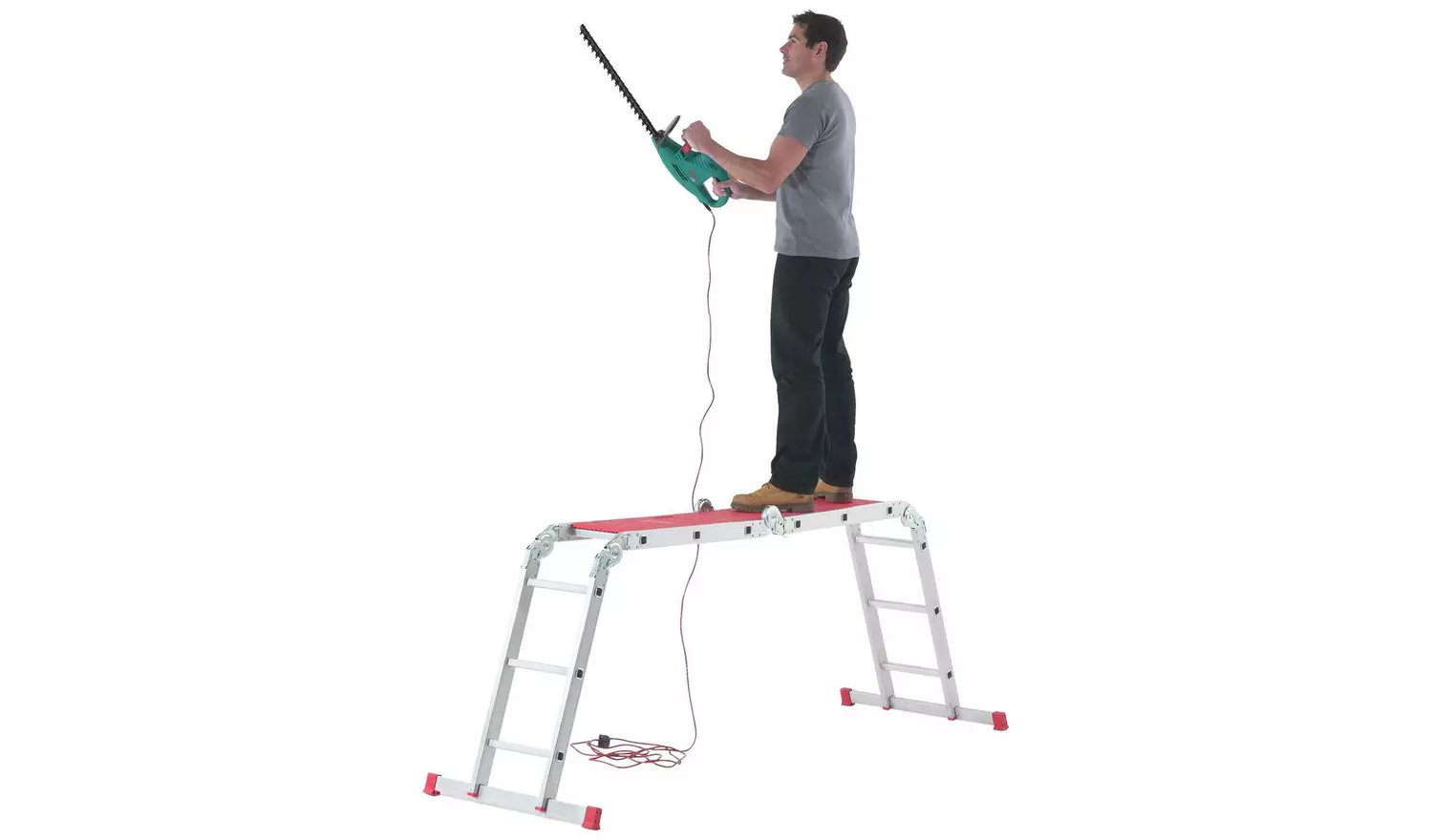 Werner 12 Way Combination Ladder with Platform