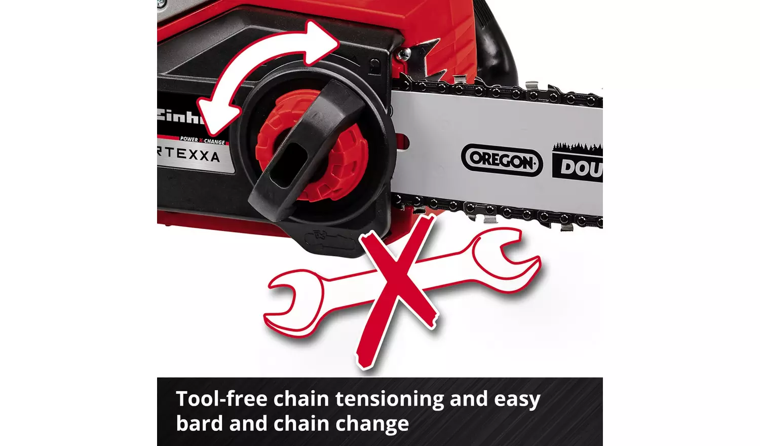 Einhell 30cm Cordless Chainsaw with a 4Ah Battery - 18V