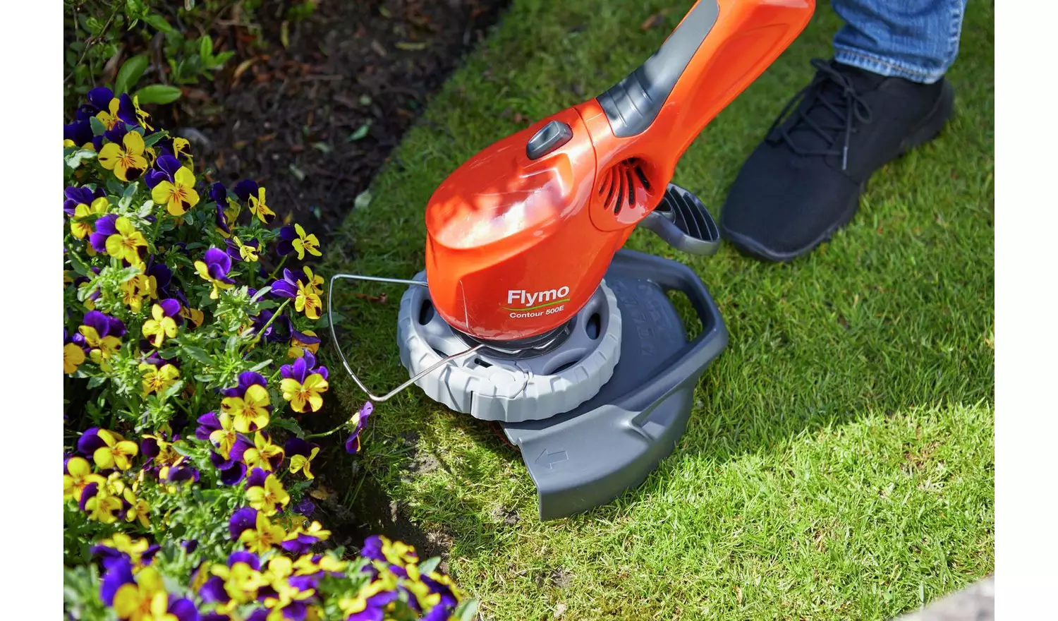 Flymo Contour 500E 25cm Corded Grass Trimmer - 500W