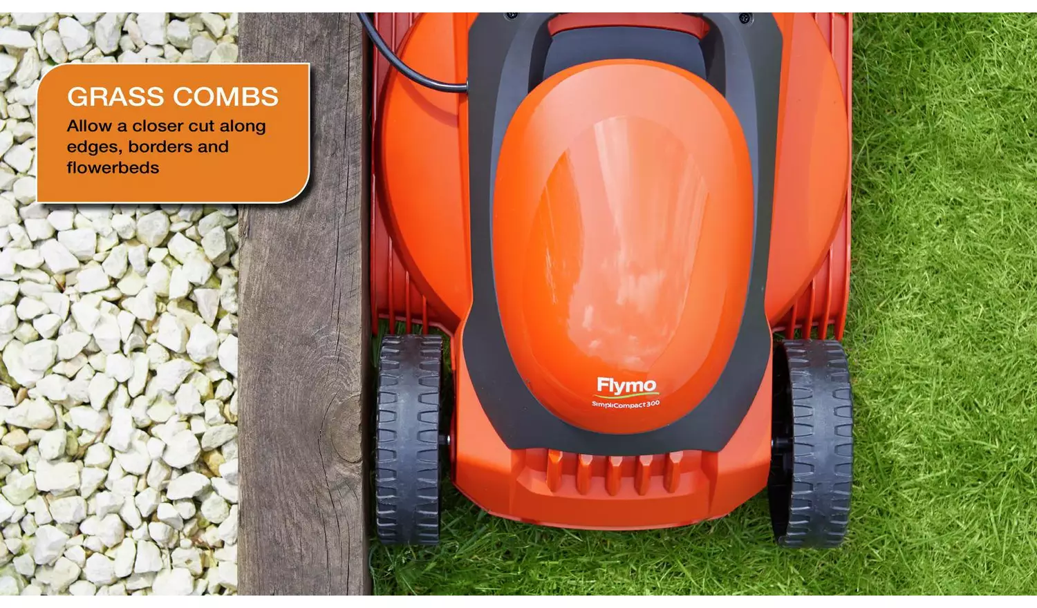 Flymo 30cm Corded Compact and Mini Grass Trimmer - 1000W