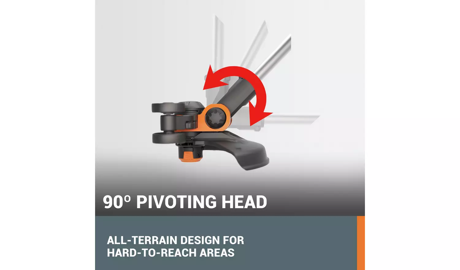 Worx 30cm Cordless Grass Trimmer with 2 Batteries - 20V