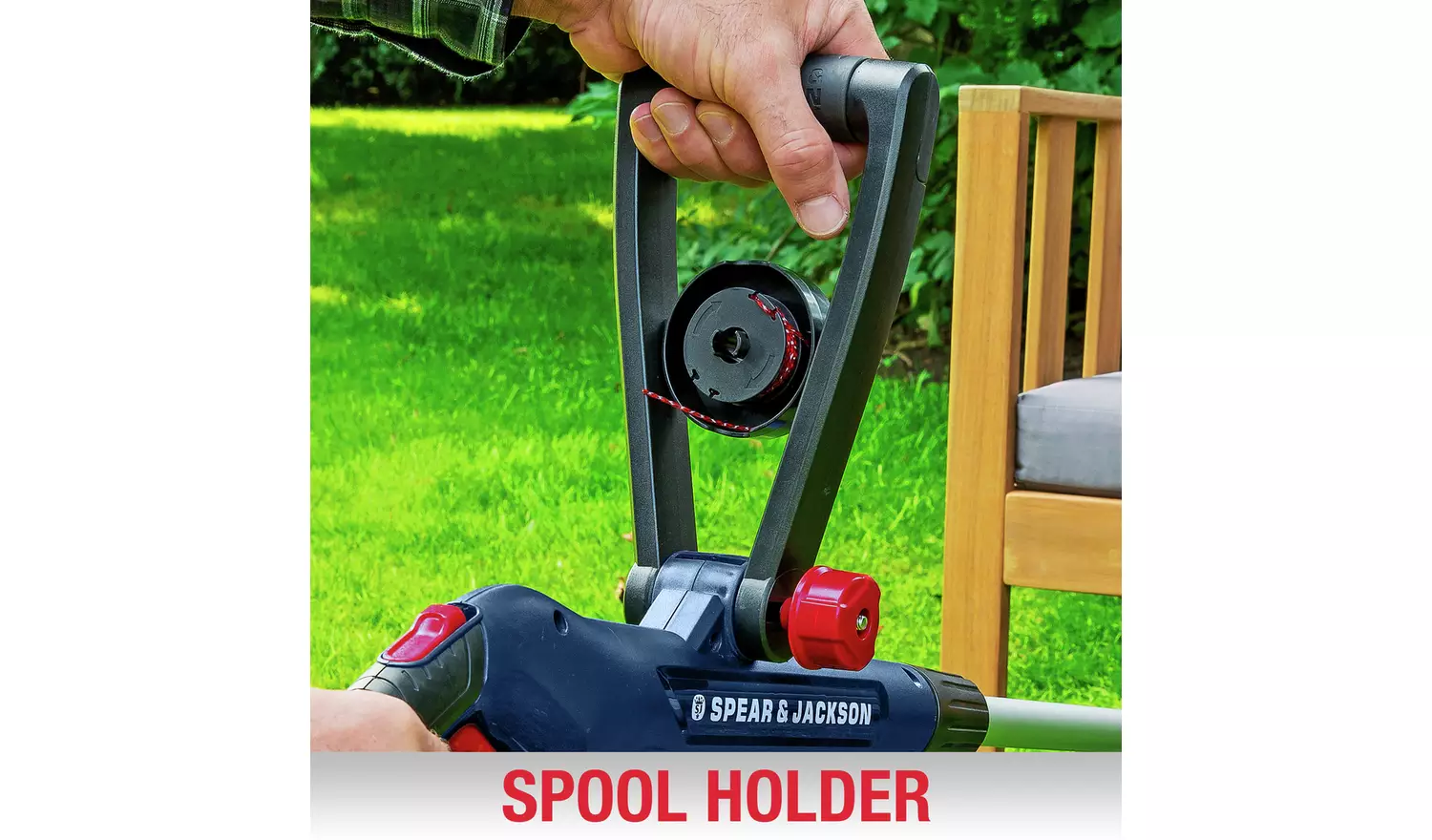 Spear & Jackson Cordless Grass Trimmer - 18V