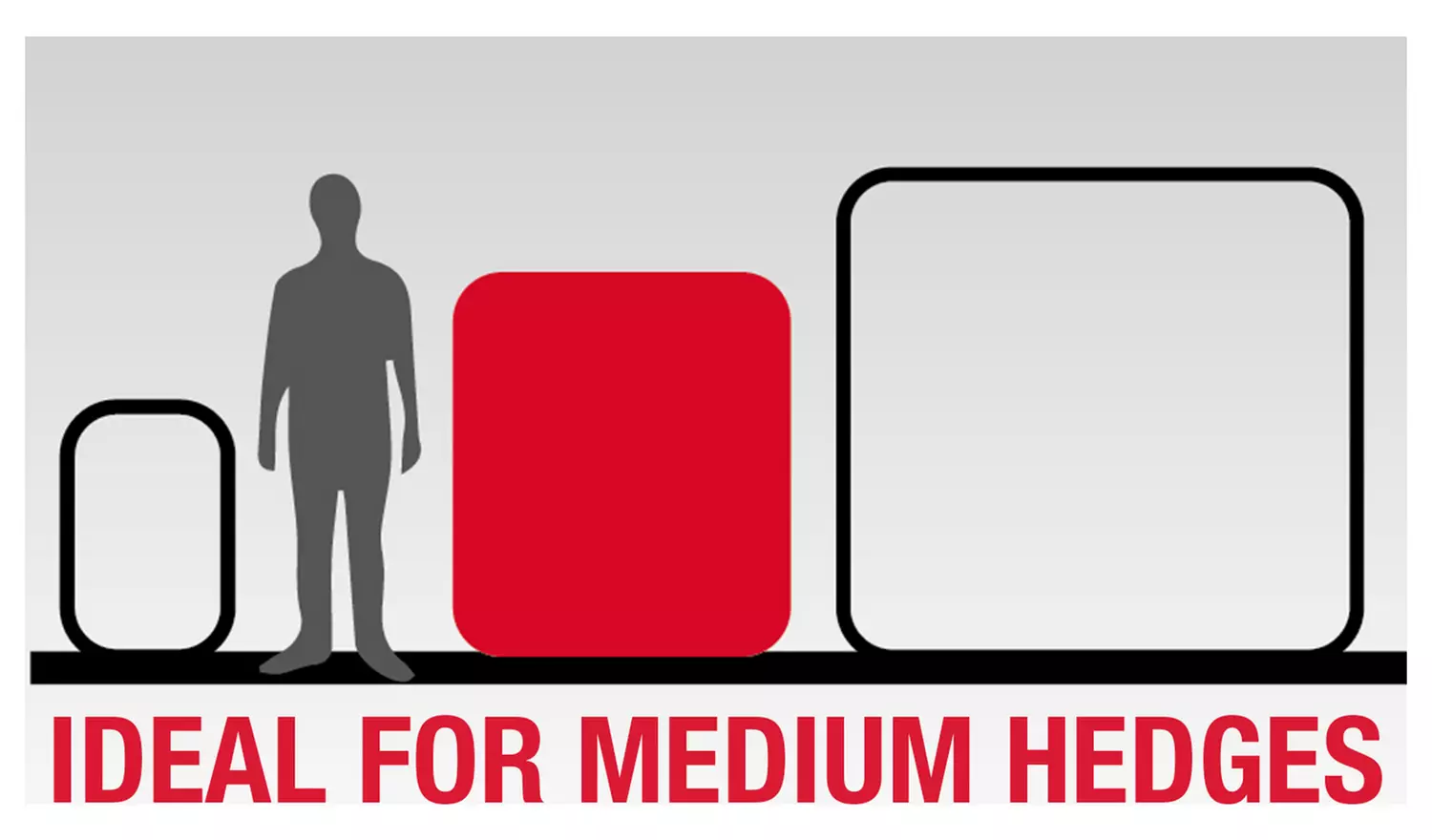 Spear & Jackson Medium Size Cordless Hedge Trimmer - 18V