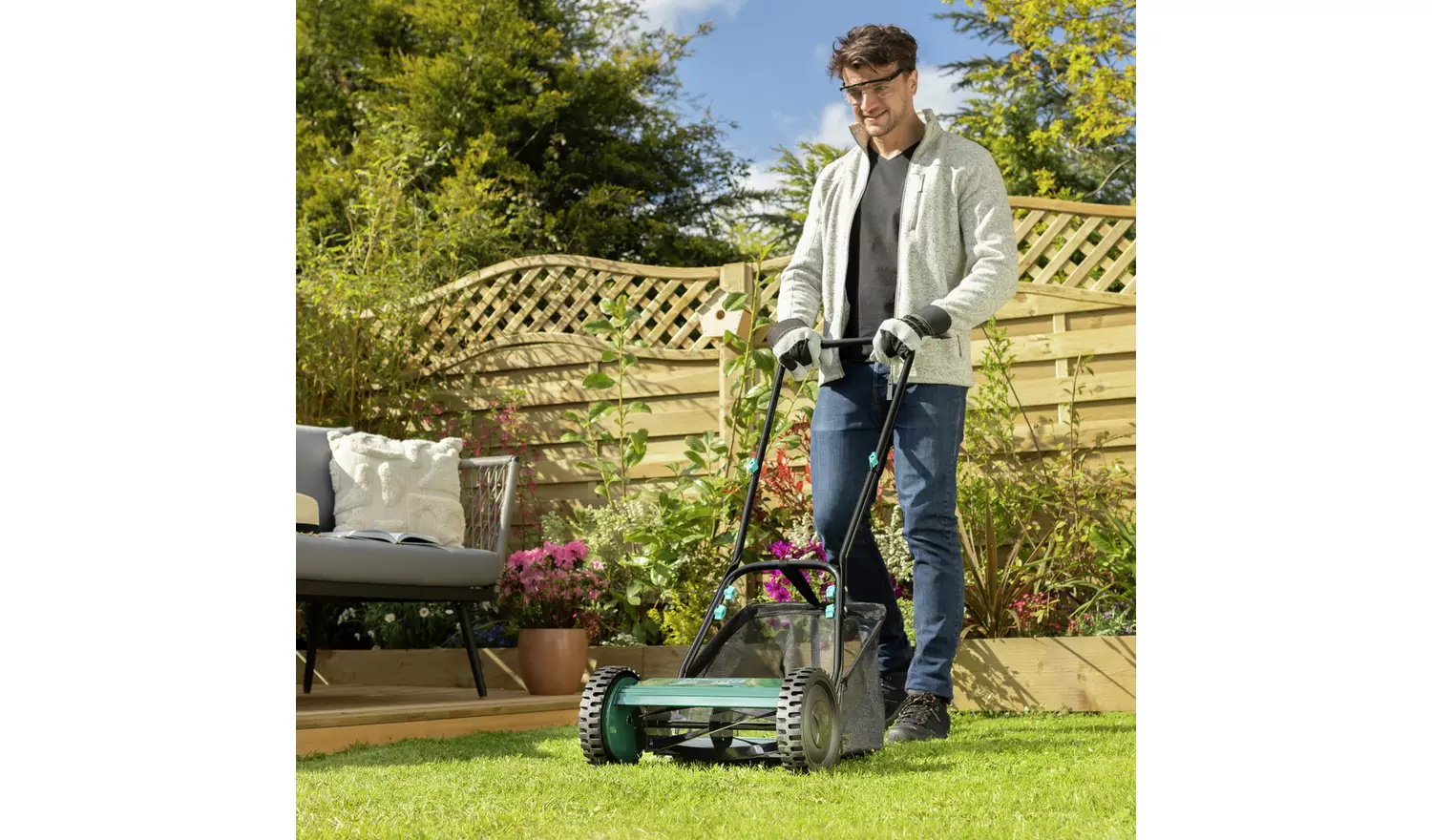 McGregor 30cm Wide Cylinder Lawnmower