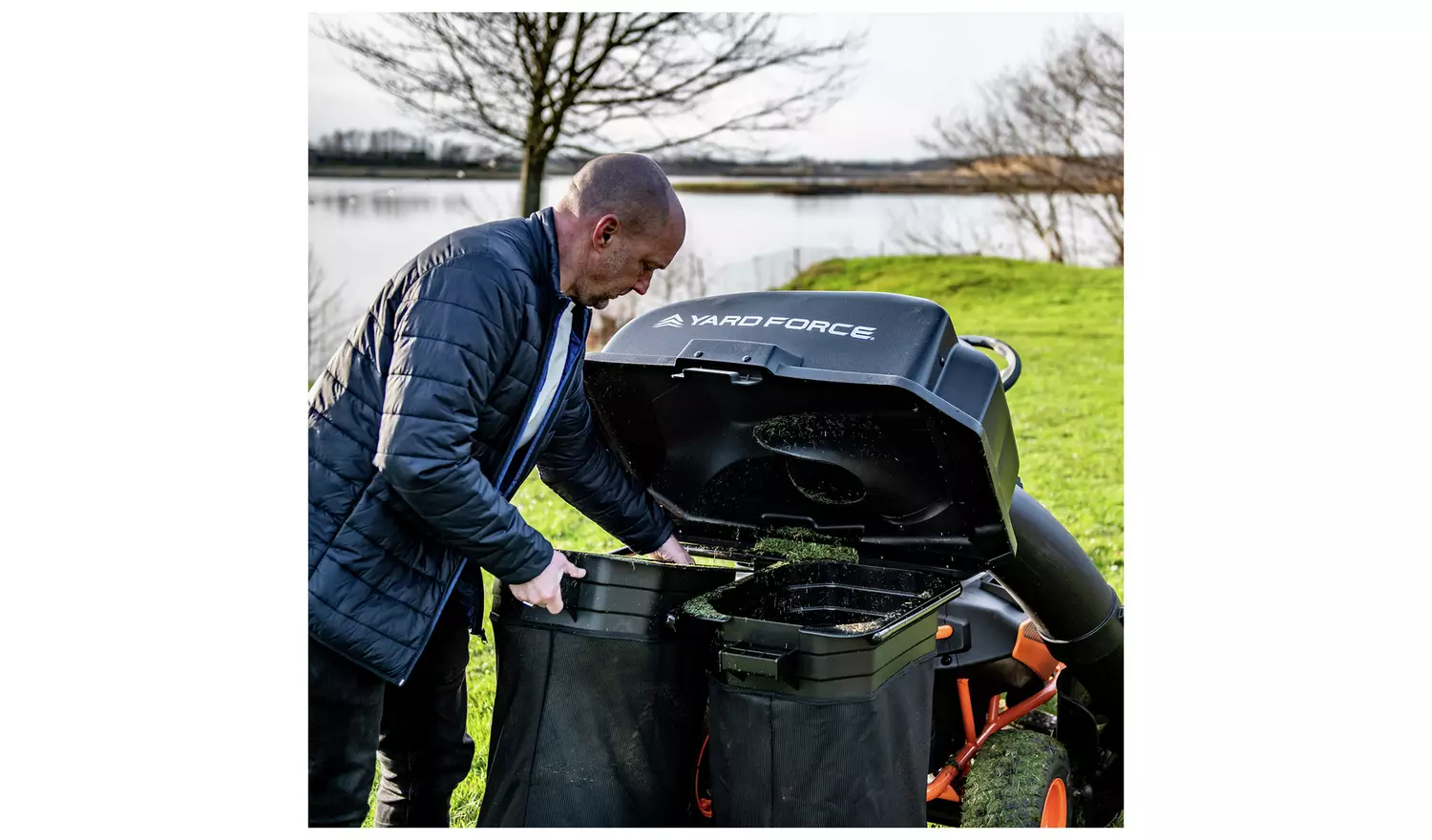 Yard Force 220L Lawnmower Grass Bag