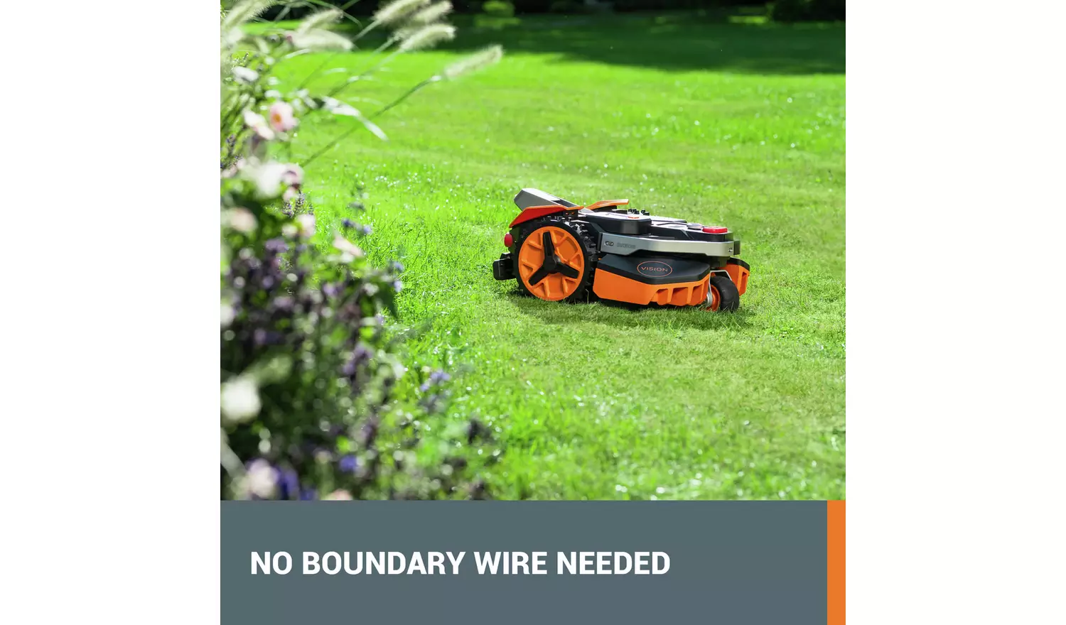 Worx 18cm Cordless Robotic Lawnmower - 48W