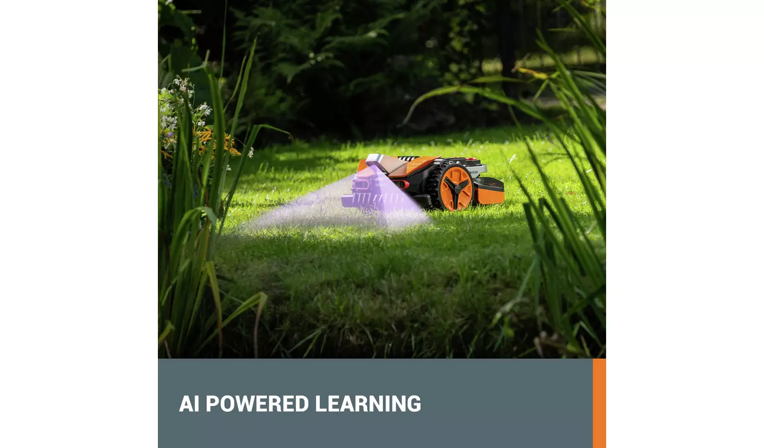 Worx 18cm Cordless Robotic Lawnmower - 48W