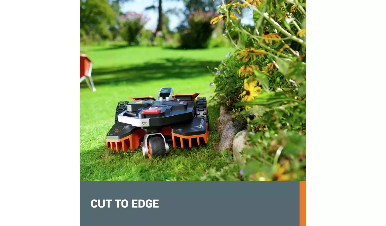 Worx 18cm Cordless Robotic Lawnmower - 48W