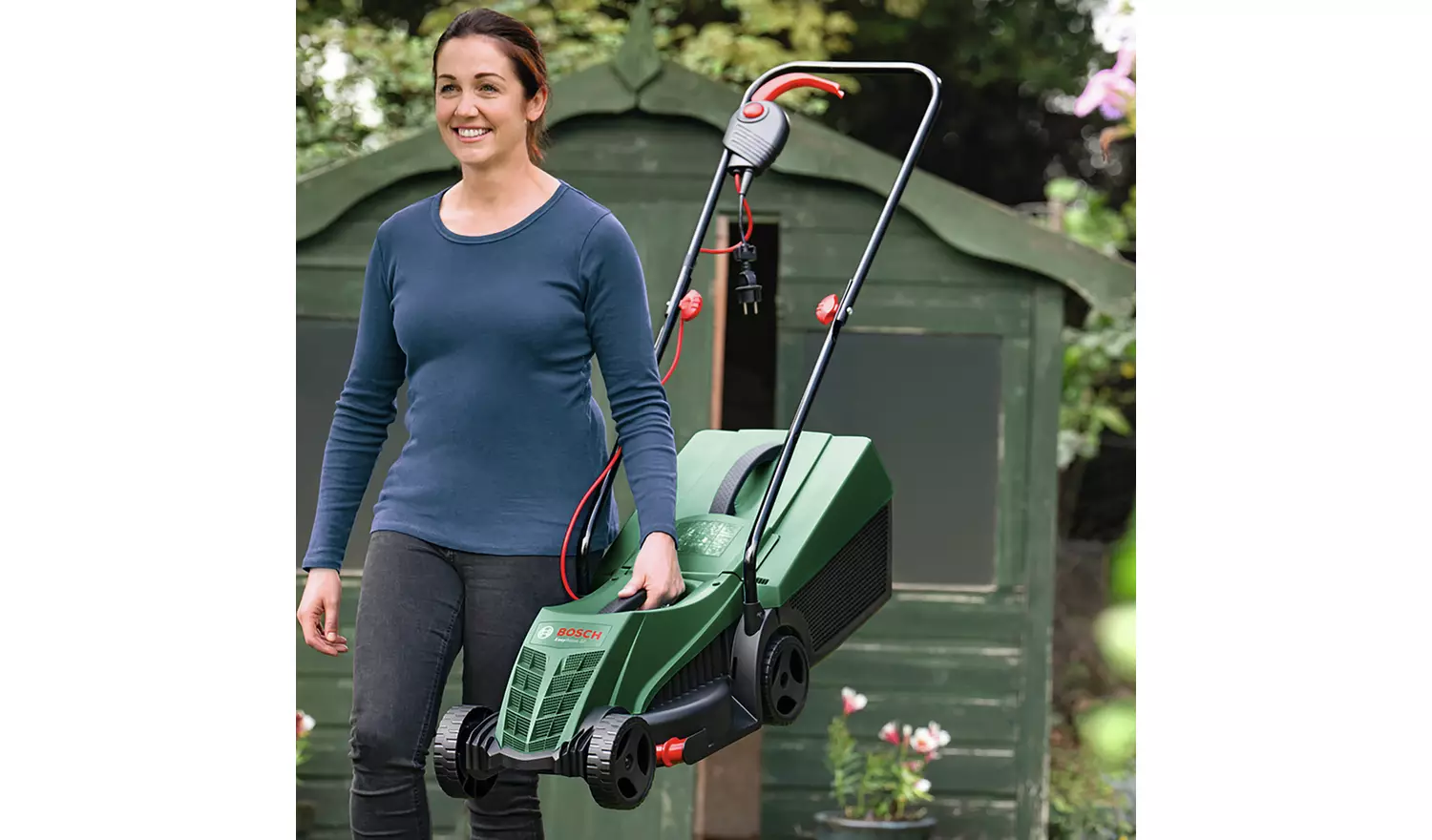 Bosch EasyRotak 32cm Corded Lawnmower - 1200 W