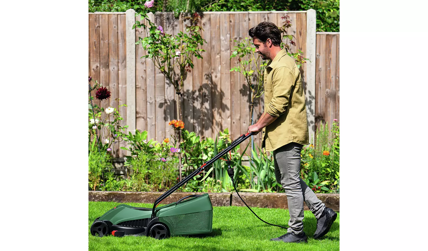 Bosch EasyRotak 32cm Corded Lawnmower - 1200 W