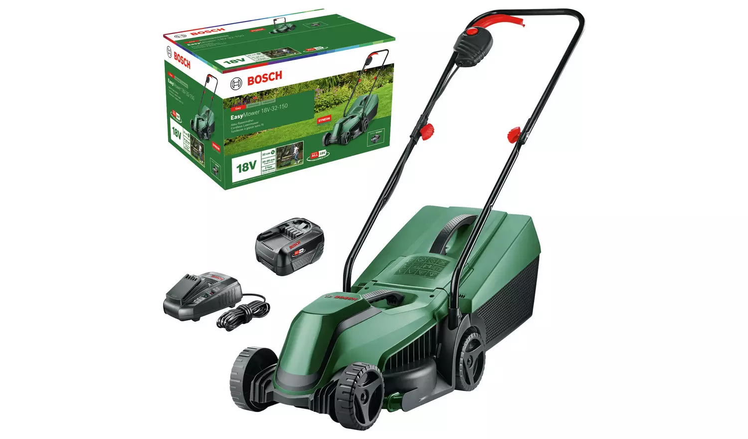 Bosch 32cmElectric Cordless Rotary Lawnmover - 18V