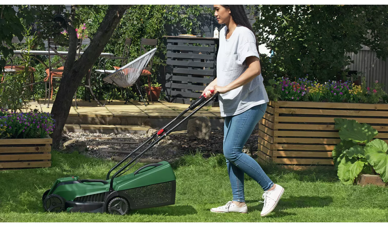 Bosch 32cmElectric Cordless Rotary Lawnmover - 18V
