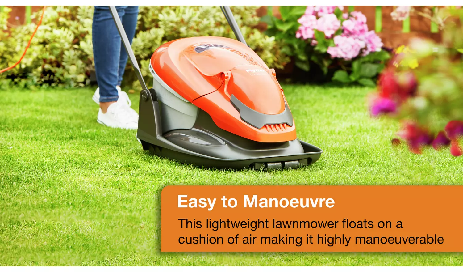 Flymo EasiGlide 330V 33cm Corded Hover Lawnmower - 1700W