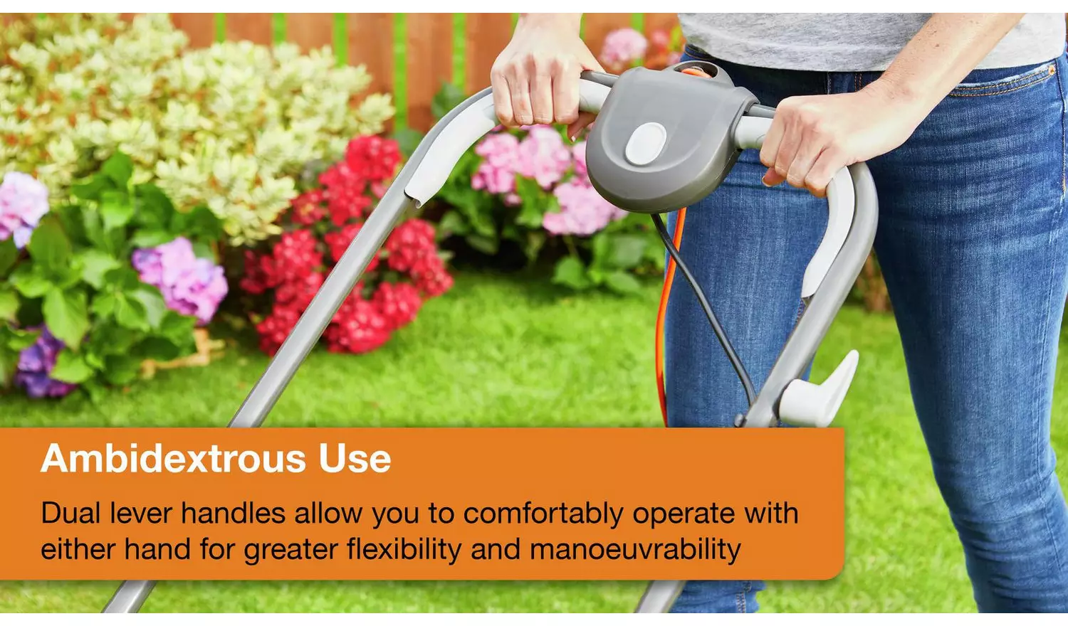 Flymo EasiGlide Plus 330V 33cm Corded Hover Lawnmower- 1700W