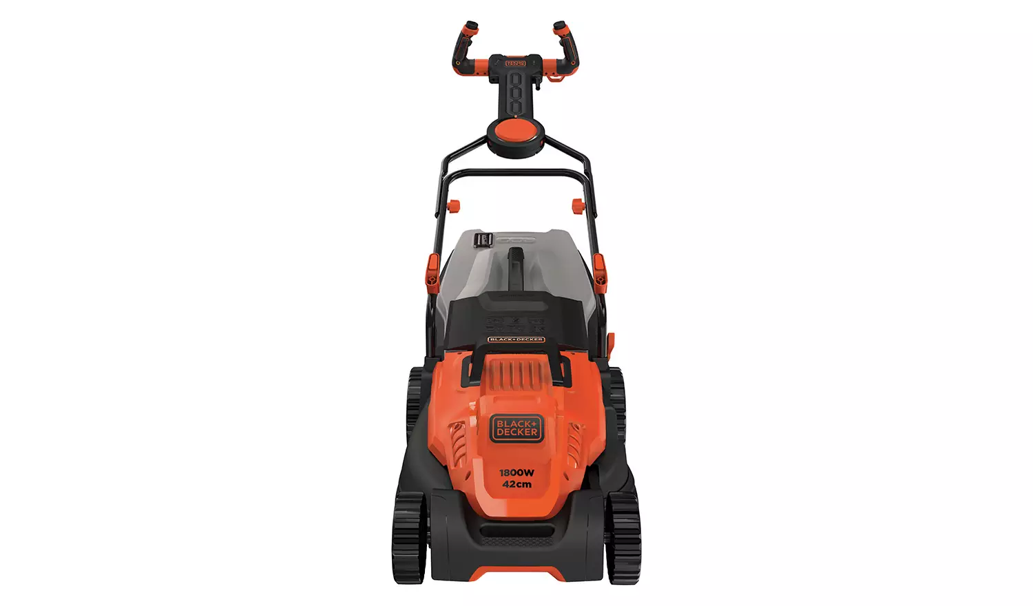 Black + Decker EasySteer 42cm Corded Rotary Lawnmower -1800W