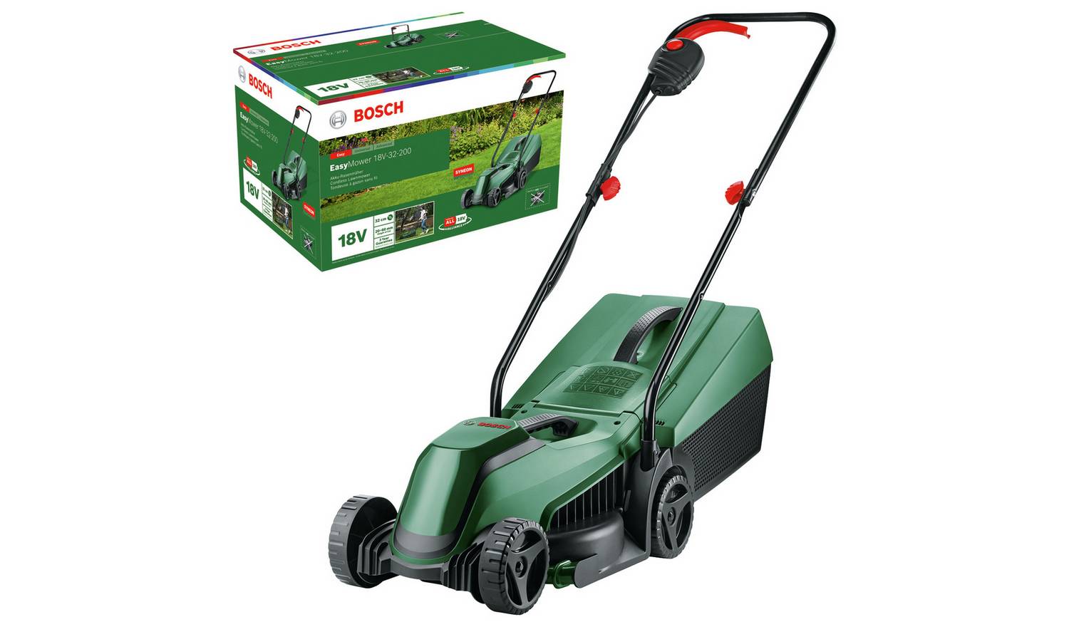 Bosch Easy Mower 32cm Cordless Lawnmower - 18V