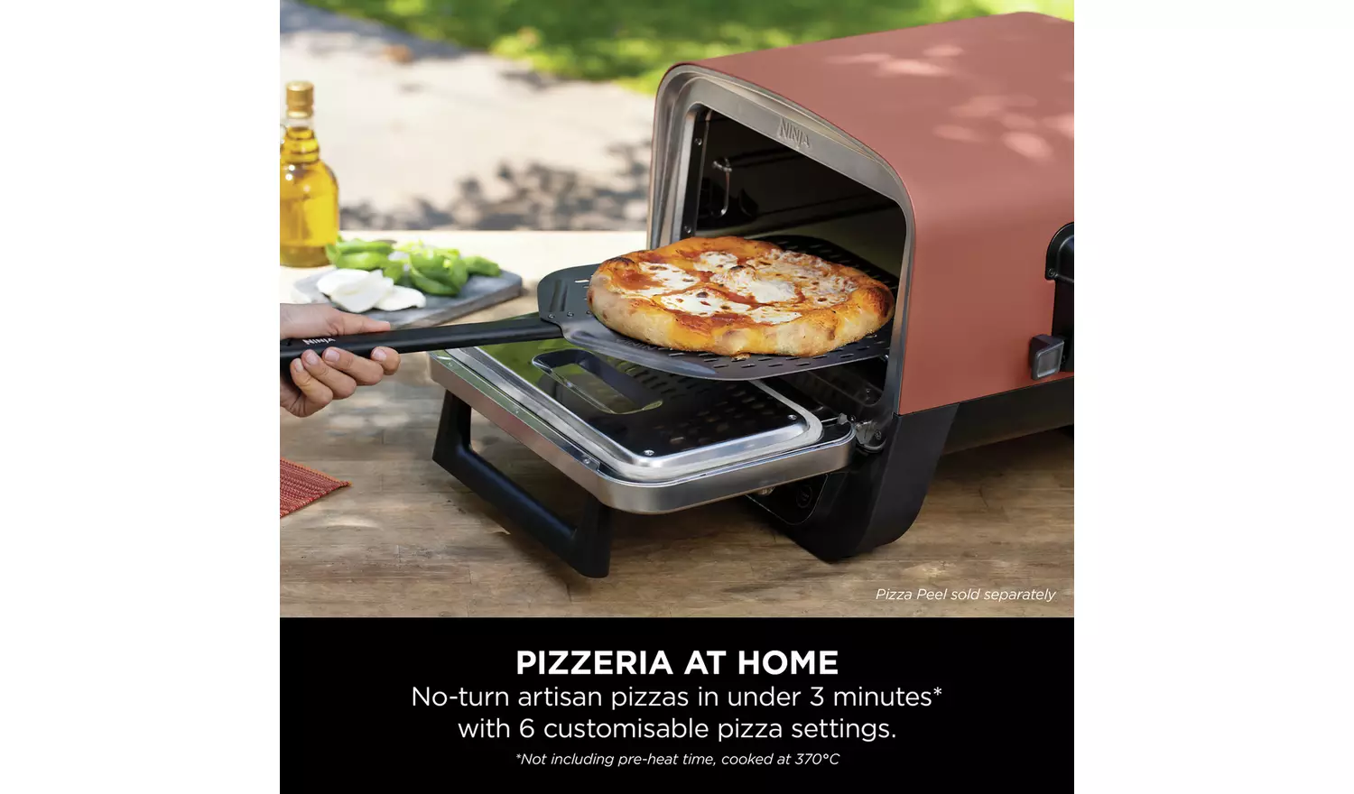 Ninja Woodfire 8-in-1 Electric Outdoor Pizza Oven