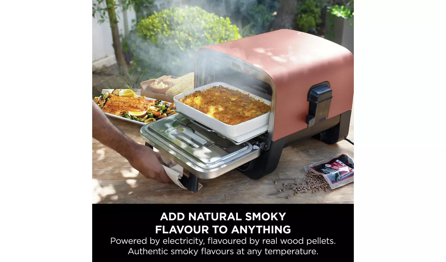 Ninja Woodfire 8-in-1 Electric Outdoor Pizza Oven