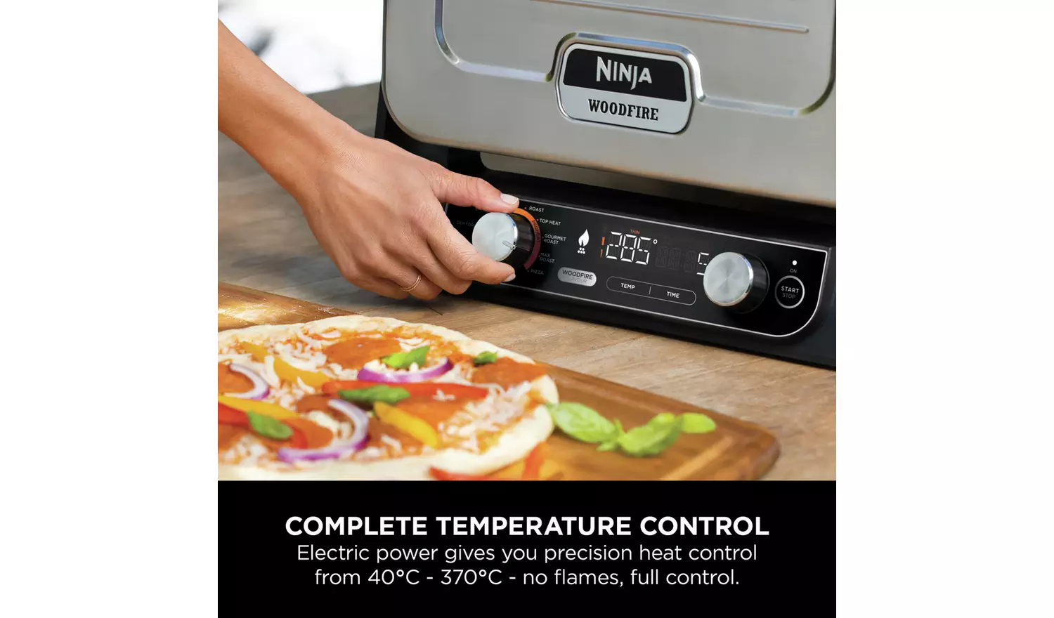 Ninja Woodfire 8-in-1 Electric Outdoor Pizza Oven