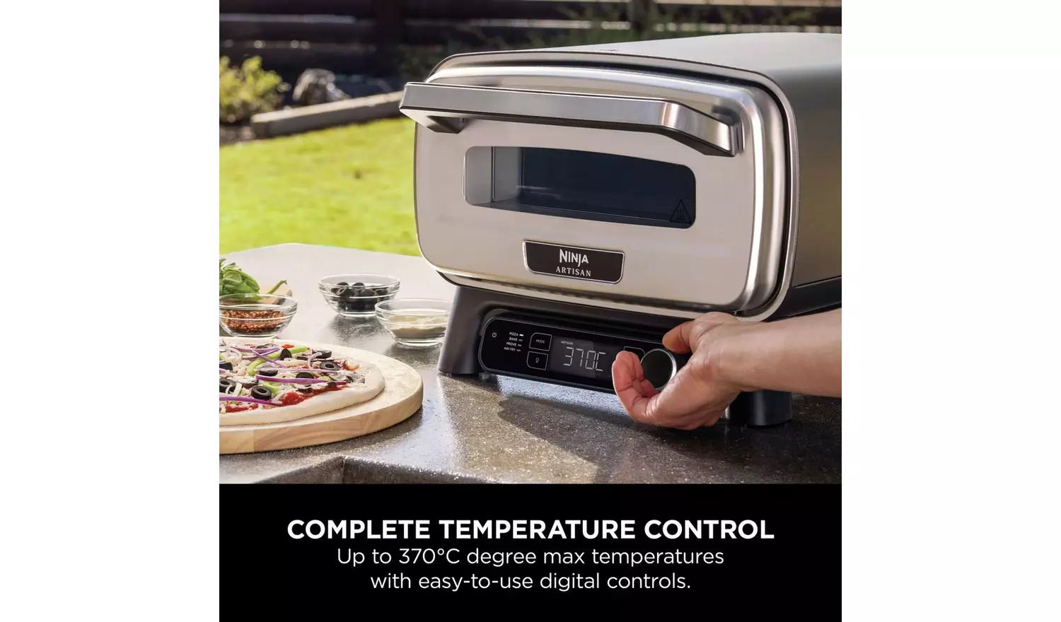 Ninja Artisan Electric 13L Outdoor Pizza & Air Fry Oven