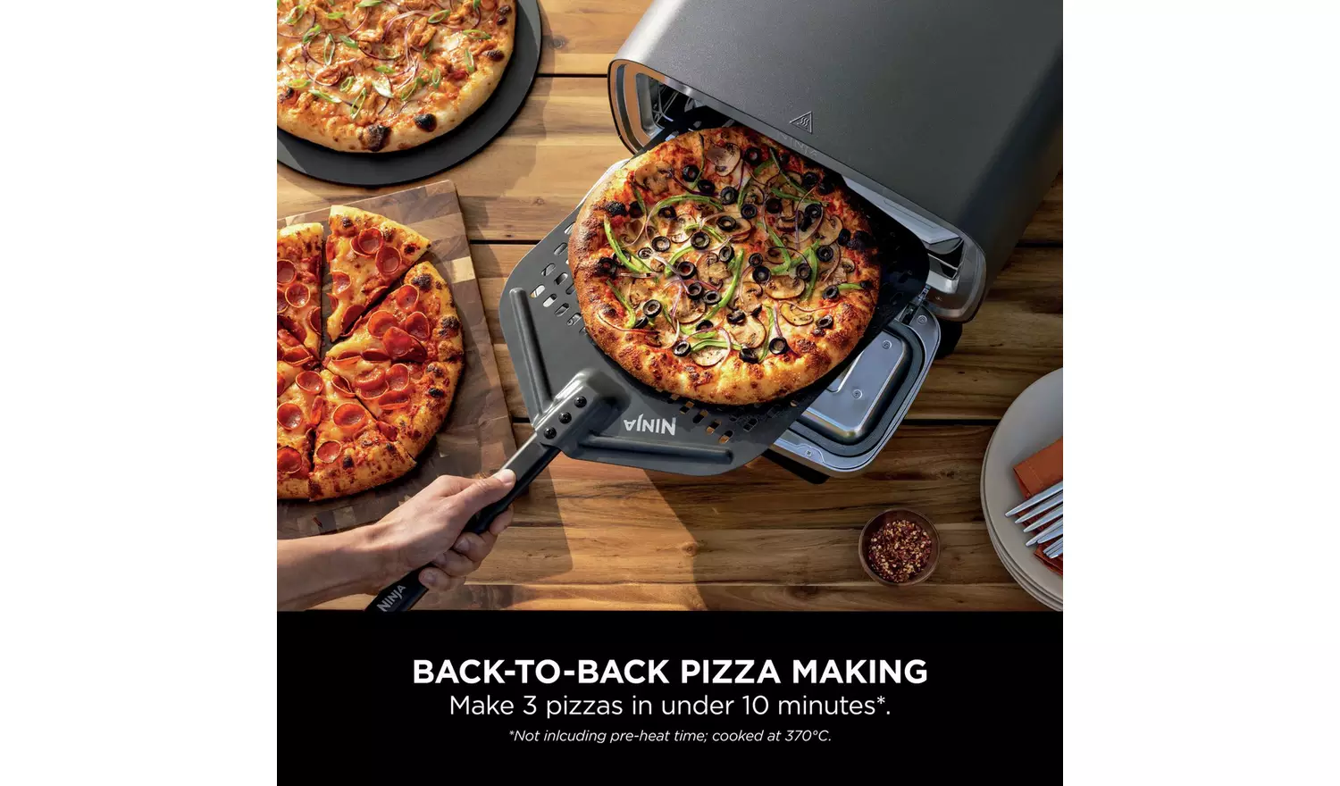 Ninja Artisan Electric 13L Outdoor Pizza & Air Fry Oven