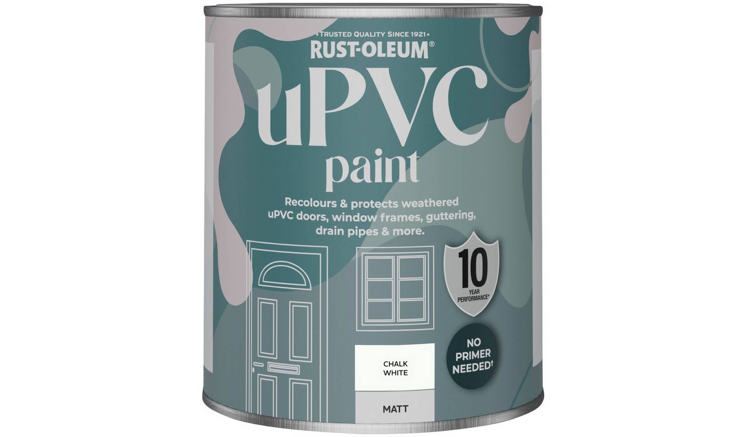 Rust-Oleum uPVC Matt Paint 750ml- Chalk White
