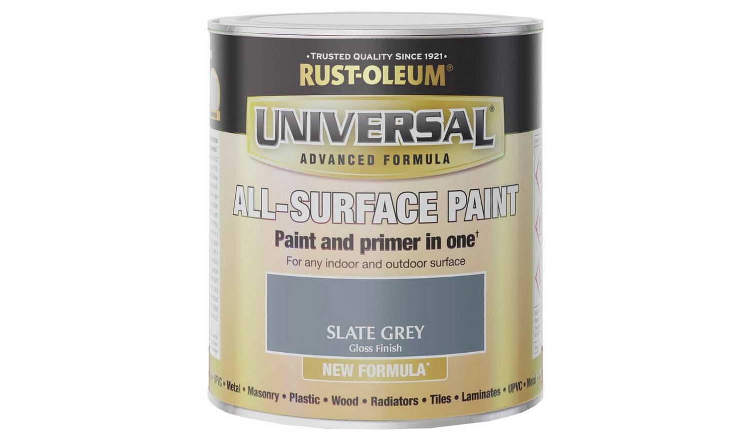 Rust-Oleum Universal All-Surface Gloss Paint 750ml -Grey