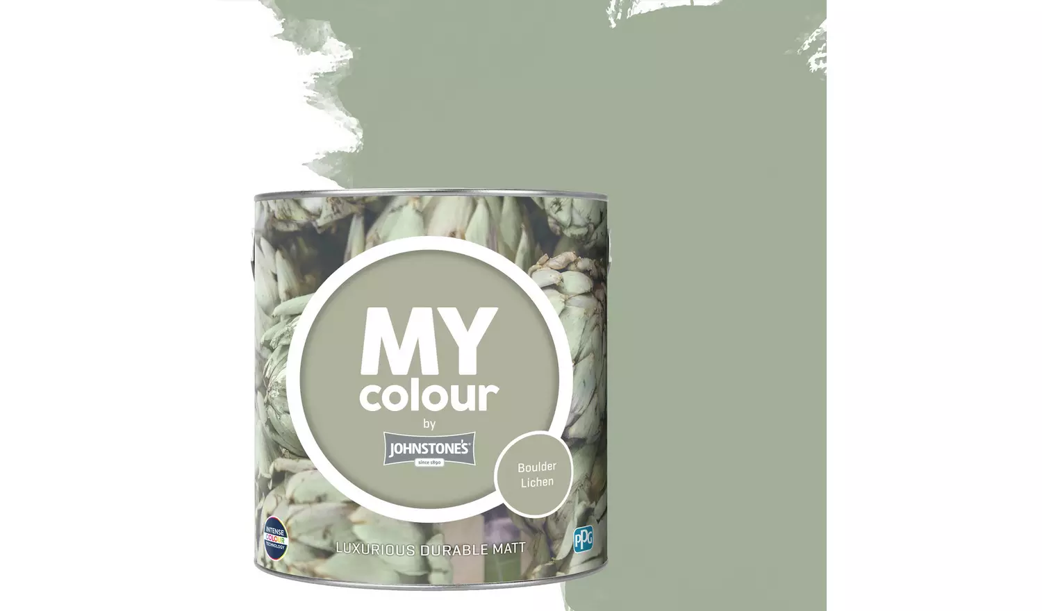 Johnstone My Colour Durable Matt Paint 2.5L - Boulder Lichen