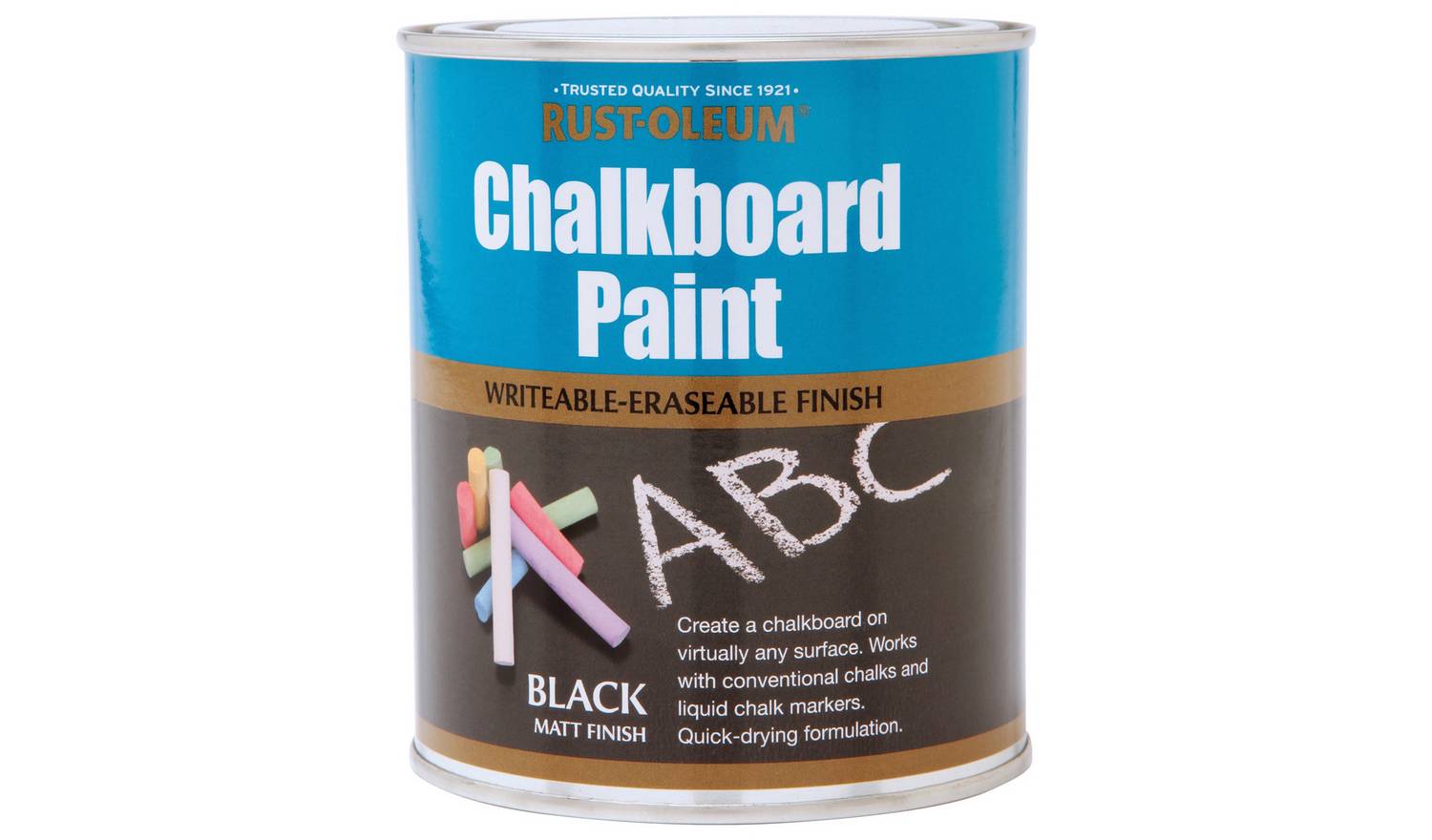 Rust-Oleum Chalkboard Matt Paint 750ml - Black
